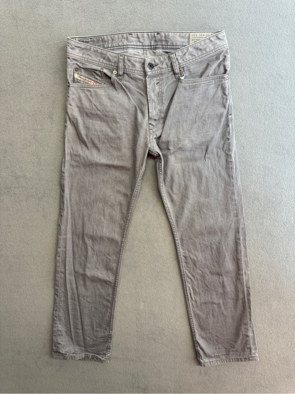 Diesel Waykee Jeans 31x30 Men's Regular Fit Straight Leg Stretch Button Fly